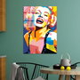 Wallity UV-802 Cuadro Decorativo de Vidrio Templado 70 x 100 cm Multicolor